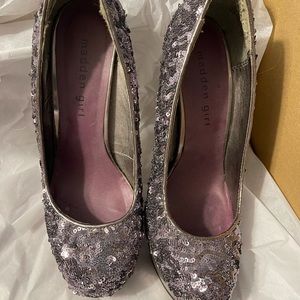 Used madden girl glitter heel